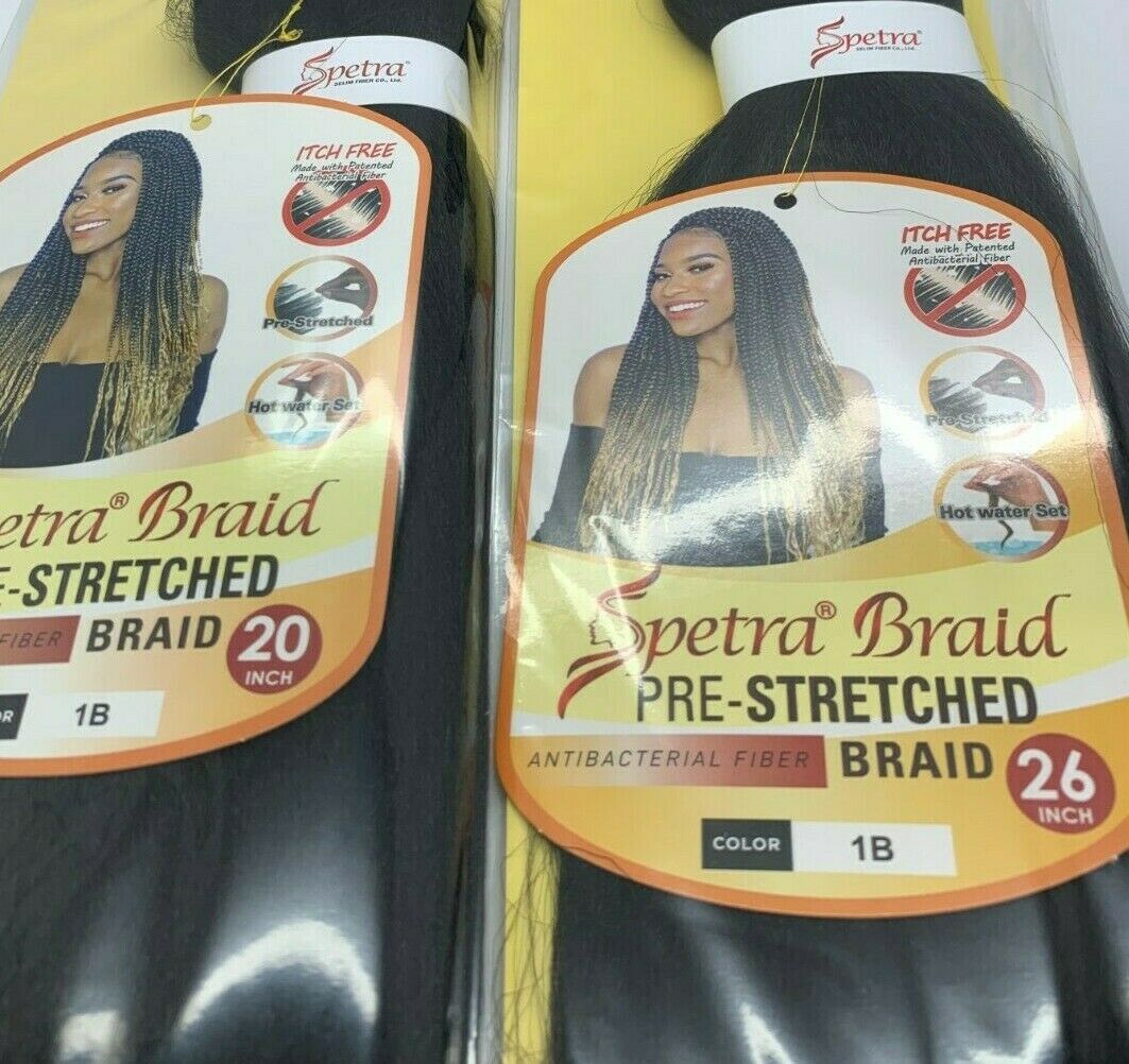 26" Or 20" Spectra Ez Braid Hair Pre-stretched Innocence Ez Brading Itch Free