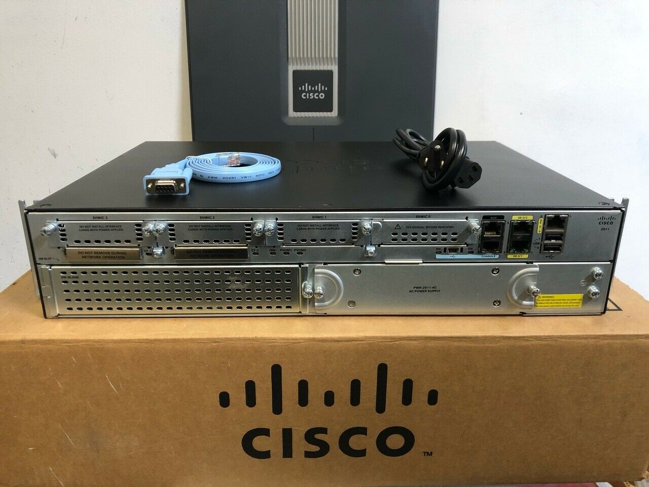 Cisco 2911-sec/k9 3-port Gigabit Security Router 2911/k9 Latest Version Ios-15.7